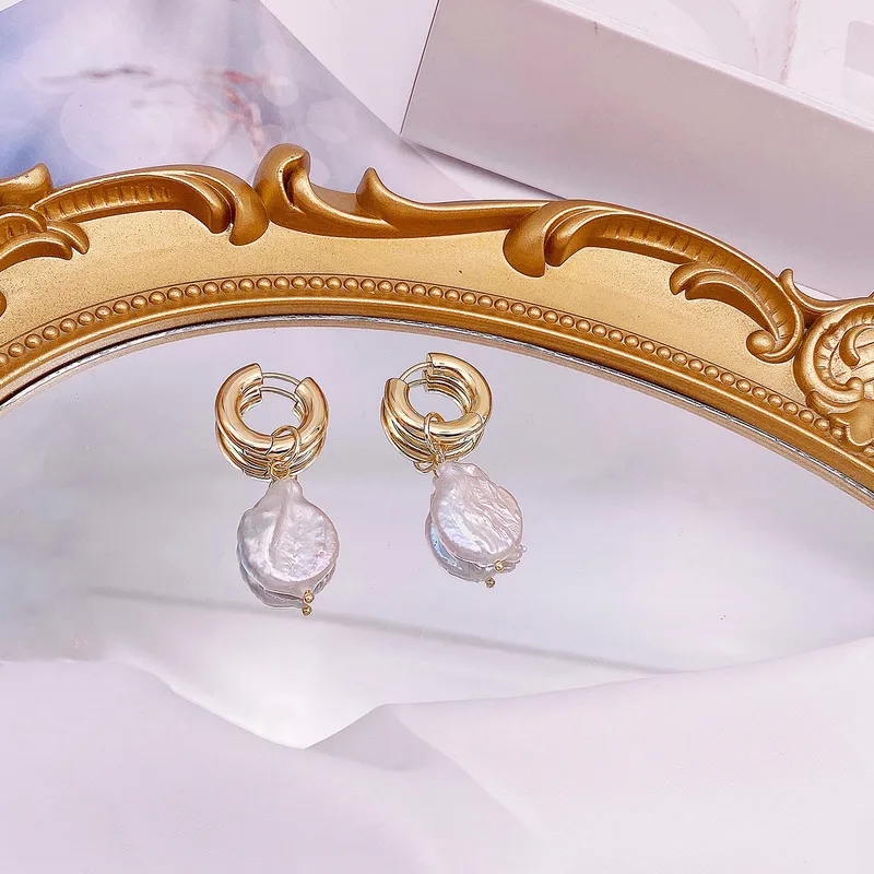 italian high end jewelry "Wholesale Unisex Geometric Pearl high end zodiac jewelry Earrings – Elegant Colorful Ethnic & Affordable Chic Jewelry" high end trendy jewelry