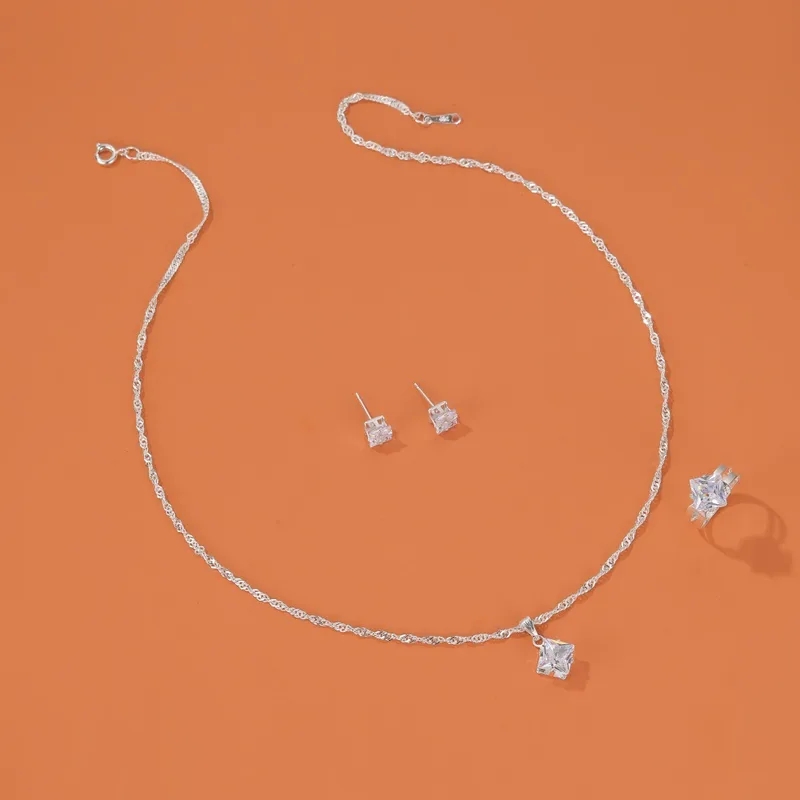japanese fashion jewelry "Trendy Scratch-Resistant Copper Diamond fashion jewelry silver 925 Gemstone Jewelry – Affordable Luxury for Women" earrings fashion jewelry
