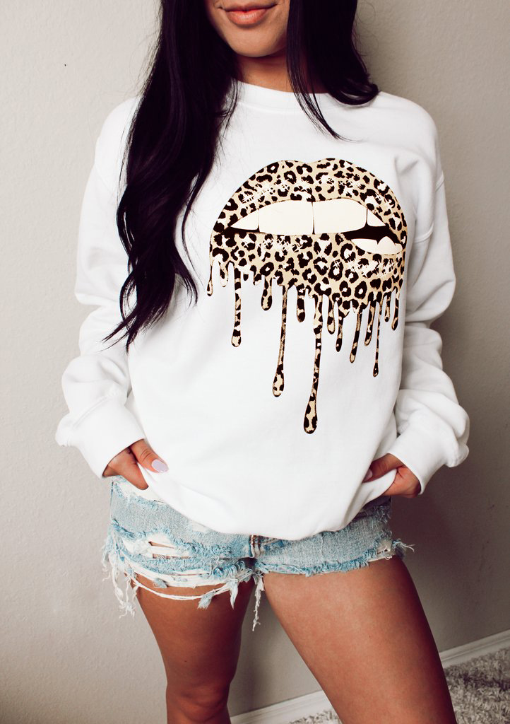 japanese women's clothing brands Custom Women's Long Sleeve Hoodie - women's clothing xxl Fast Printing, Sleek Glossy Finish, Classic Leopard Design women's clothing hs code