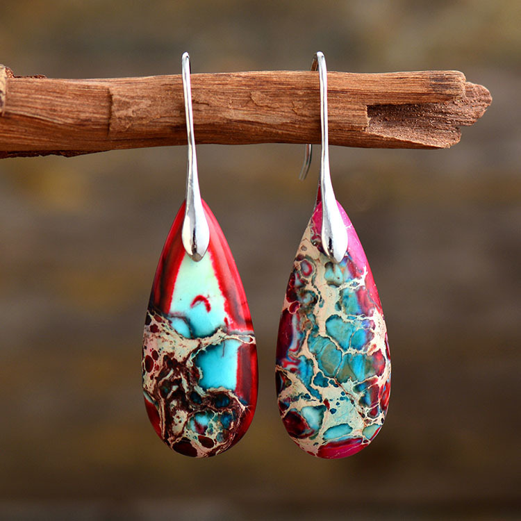 jcpenney fine jewelry Wholesale Tribal Hand-Engraved Agate Drop Earrings fine jewelry personalized – Glistening Water Droplet Design with Simple Elegance whitmire fine jewelry