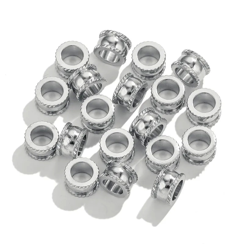 jewellery making for 5 year old Wholesale 20 PCS 5.5*5mm 304 Stainless Steel Gold Plated jewelry making online Jewelry Findings for Formal & Bohemian Designs 5 hole spacer bar for jewelry making