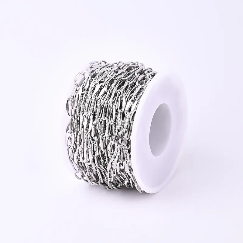 jewellery making uk Luxury Minimalist Boho 10x4.5mm 304 Stainless Steel 18K Gold jewelry making game Plated Polished Chain Roll – Wholesale Solid Color jewelry making guide