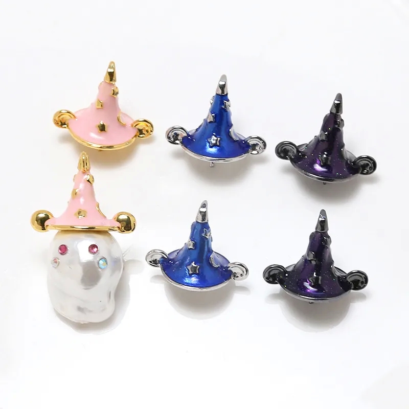 Exquisite Copper Magic Hat Pendant – Rustic Elegance for Formal Jewelry Accessories