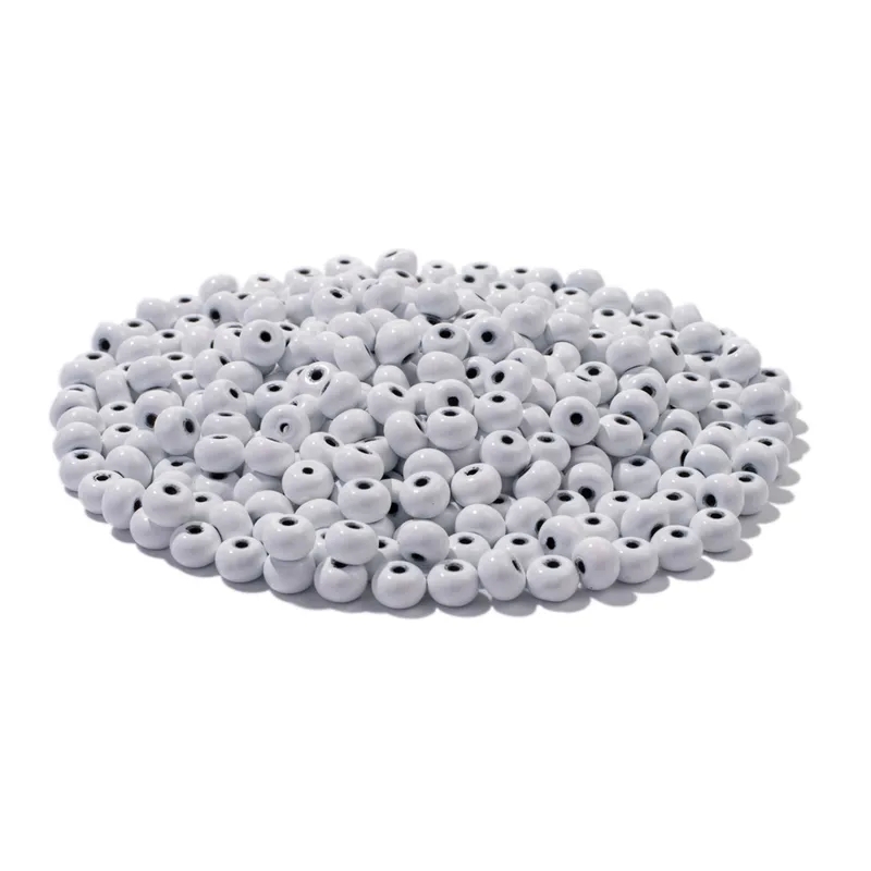 jewelry making 4 year old Wholesale 50 PCS toddler jewelry making kit 4mm Bold Polished Arylic Beads Tarnish-Resistant Multifunctional Simple Elegance 1~1.9mm Hole jewelry charms for jewelry making