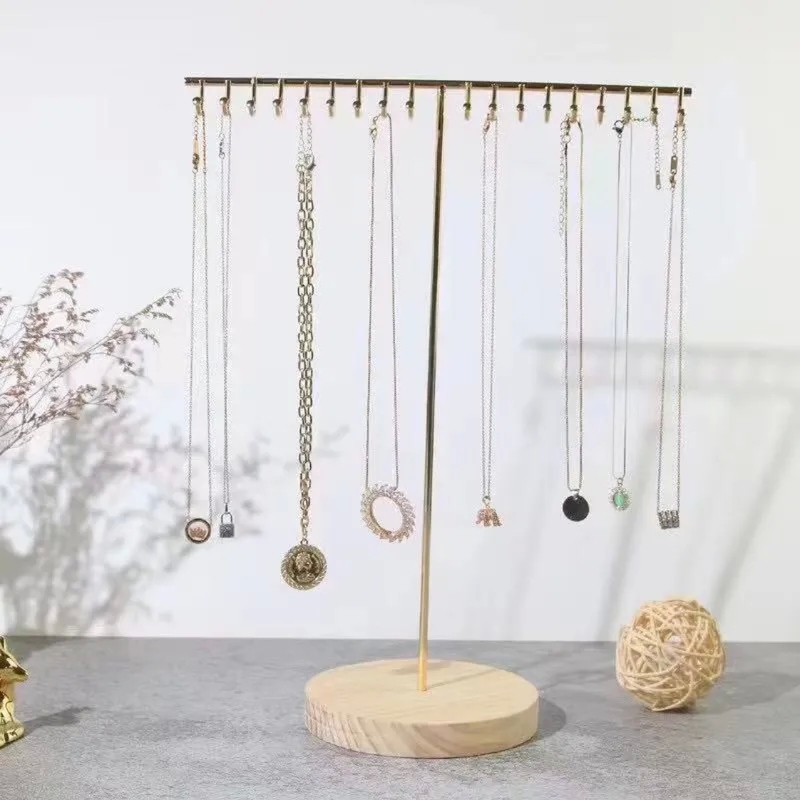jewelry making florence "Boho-Chic Sleek turquoise stones for jewelry making T-Shaped Metal Jewelry Rack | Organic & Affordable Fashion Display" earring parts for jewelry making