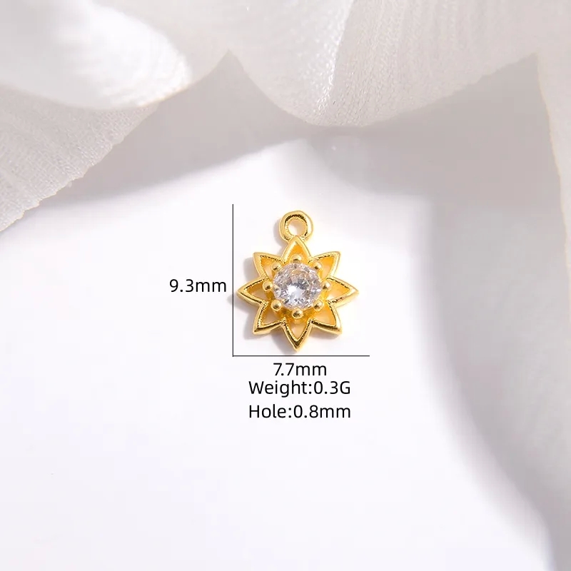 jewelry making hardware Ethical Minimalist Hand-Engraved 925 Silver Zircon Star Pendant jewelry for 70th birthday - Bold Design Simple Elegance Jewelry Accessory diy jewelry making