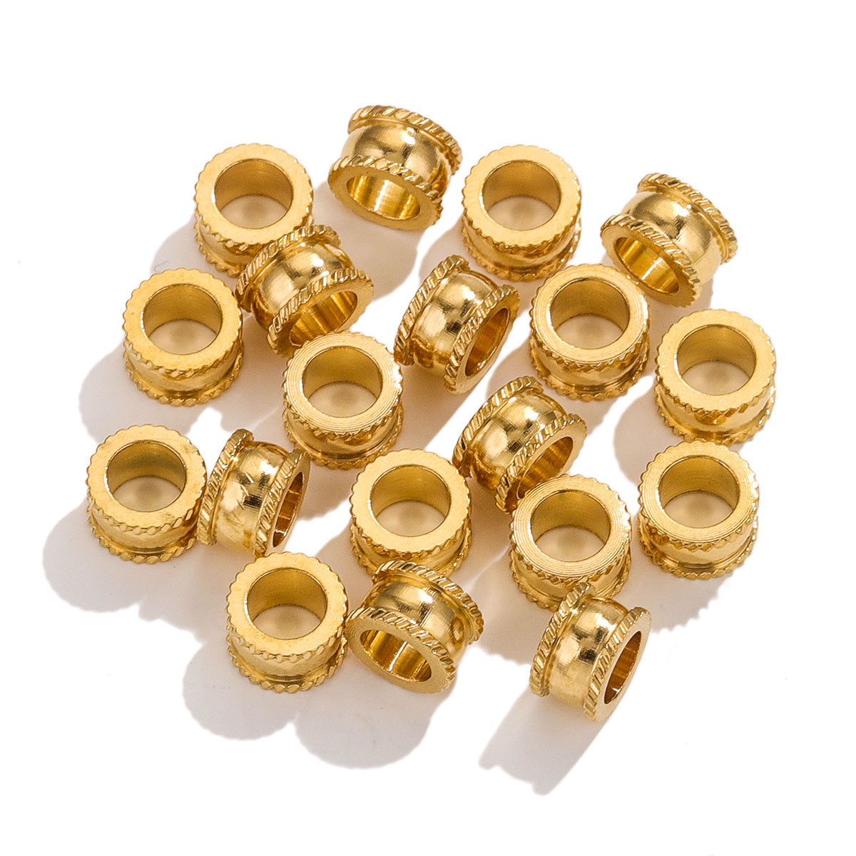 jewelry making new york Wholesale 20 PCS 5.5*5mm 304 jewelry making history Stainless Steel Gold Plated Jewelry Findings for Formal & Bohemian Designs 5 hole spacer bar for jewelry making