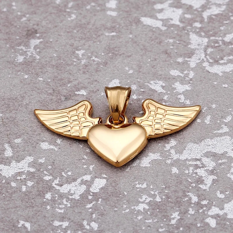jewelry making okc "Artisan-Crafted 18K Gold Plated Titanium Steel Heart – Premium gold beads for jewelry making Personalized Gift Budget-Friendly Elegance" jewelry making university