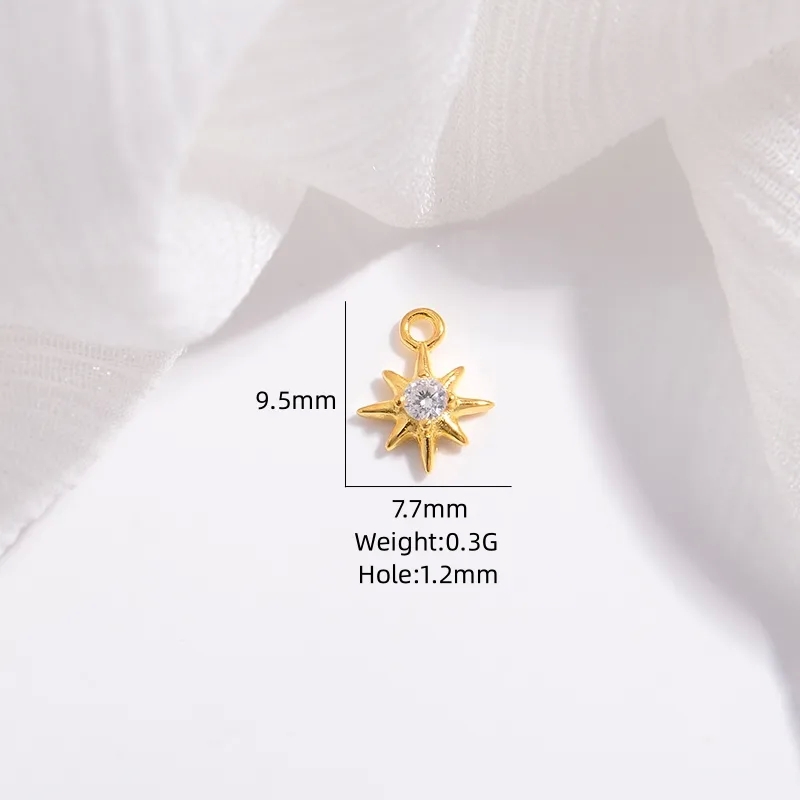 jewelry making richmond va Ethical Minimalist Hand-Engraved 925 Silver Zircon Star Pendant - Bold Design Simple pearl jewelry making nyc Elegance Jewelry Accessory jewellery making 101