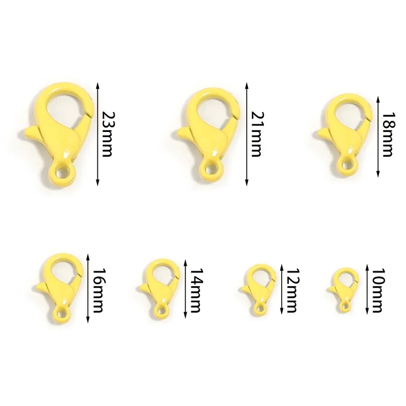 jewelry market 2023 Wholesale Modern Shiny Zinc Alloy Lobster Clasp is jewelry making a good business - Vibrant Waterproof Non-Toxic Solid Color Fastener jewelry making birthday party near me
