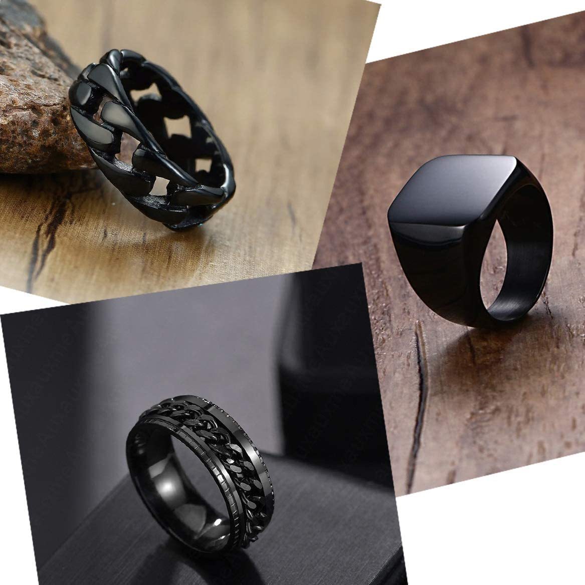 kendra scott men's jewelry Wholesale Tribal Geometric 304 x-men earrings Stainless Steel Black Plated Men's Rings – Premium Affordable Luxury with Refined Elegance men's jewelry pendants