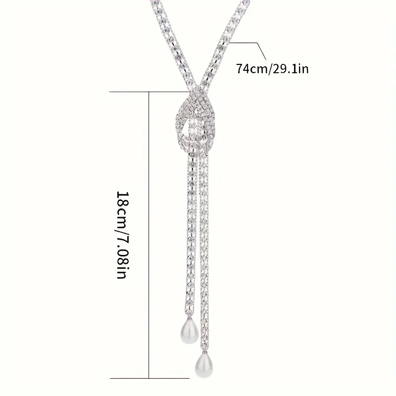 korean fashion jewelry wholesale "Wholesale Elegant p blake fashion jewelry IG-Style Rhinestone Pearl Necklace – Fashionable Classic Design for Refined Women" costume jewelry 80s