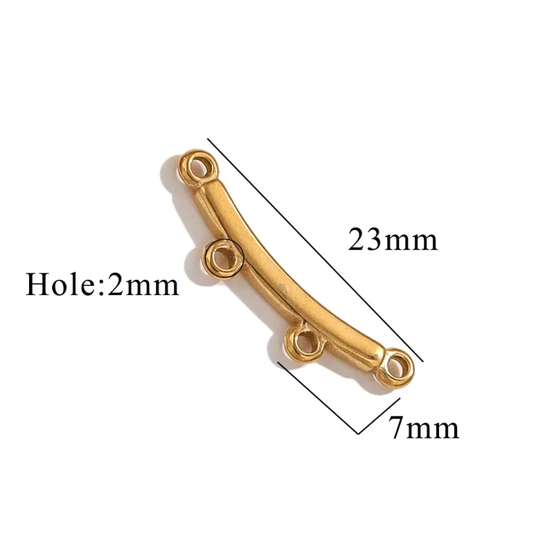 learn jewelry making "Premium 10-Pack 304 Stainless Steel 5 hole spacer bar for jewelry making Polished Connectors - High-Quality Durable Perfect for Formal & Party Wear" jewelry making rings