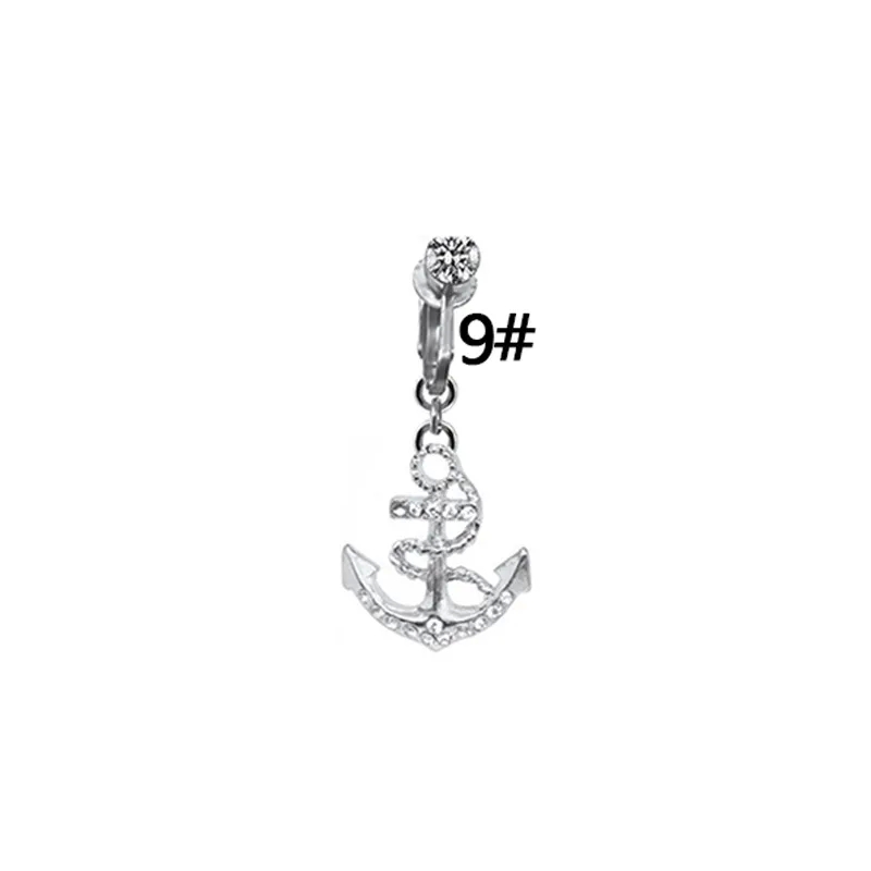 lifestyle fine jewelry "Exclusive Boho-Inspired Heart Eye kingston fine jewelry Stainless Steel Belly Ring with Zircon Inlay Gold & White Gold Plated" vincents fine jewelry