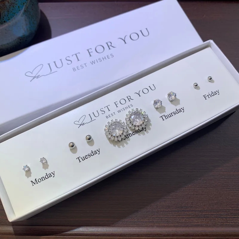 lindenwold fine jewelry 59004 "Lightweight Modern Geometric Crystal Zircon 14K Gold/Silver Plated Studs – toodie's fine jewelry quincy ma Ethical Luxury Budget-Friendly" paul medawar fine jewelry