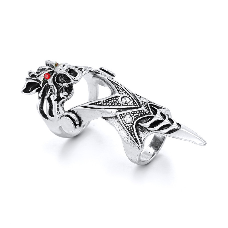 london men's jewelry Eco-Friendly Premium Skull Metal men's jewelry dish Plating - Boho Chic Halloween Men's Jewelry, Wholesale No Inlaid Design platinum men's jewelry