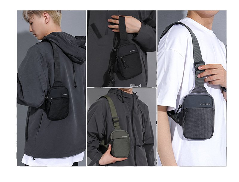 lunch bags Eco-Chic Upcycled Nylon Fanny Pack for Men – bags 4x6 Non-Toxic & Affordable Solid Color Zipper Waist Bag 9 west bags