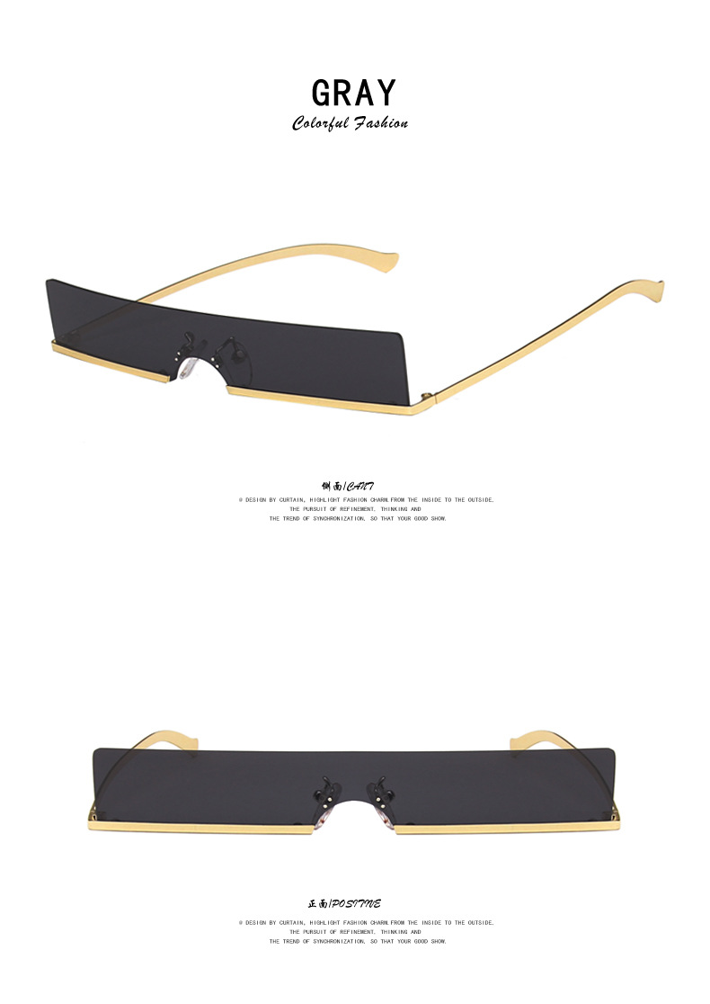luxury feel Wholesale Minimalist Metal Frame Sunglasses stylish - Non-Toxic, Unisex, Small Square Punk Style for Party Wear vintage-inspired
