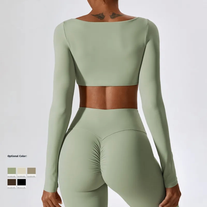 mature women clothing "Ethical Glam Square Neck Nylon Spandex Active good quality women's clothing Tee – Crafted with Precision & Style" women's clothing fast shipping