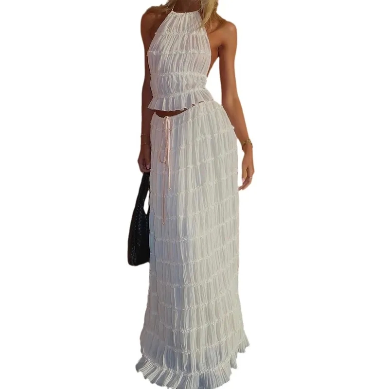 medieval women's clothing "Artisan-Made Sustainable Holiday Party Skirt Set – Elegant Striped gap women's clothing Polyester Streetwear for Women" women's clothing kihei