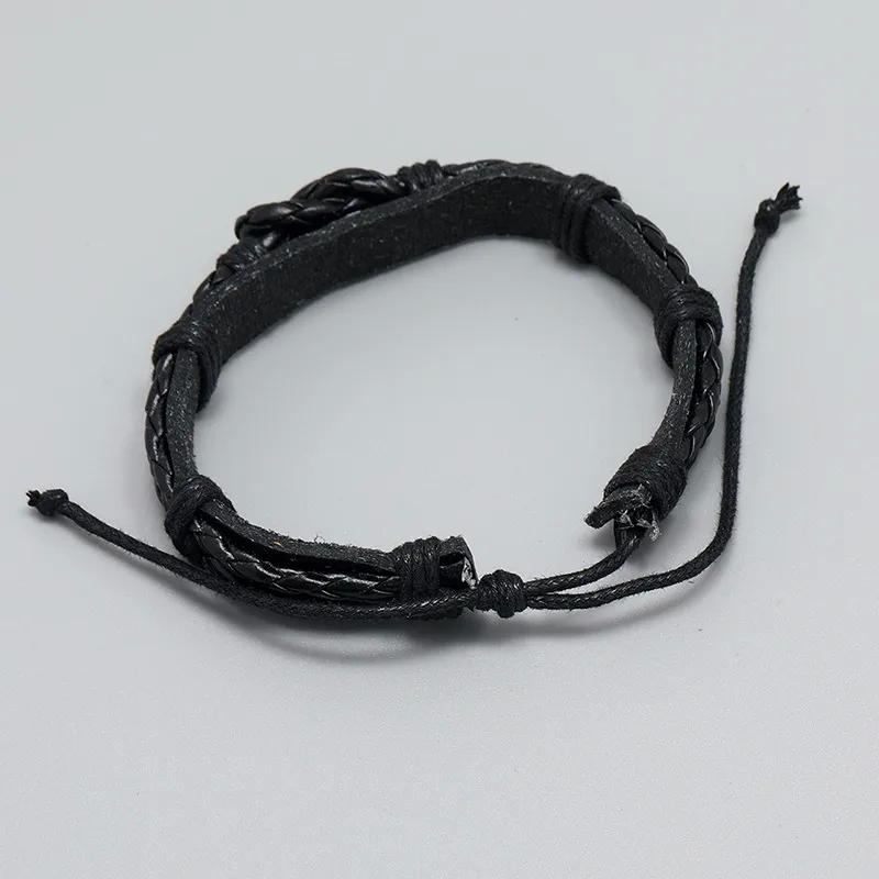 mens jewelry 90s "Customizable High-Quality Boho Geometric PU Leather Unisex christian men's jewelry Statement Bracelets – Wholesale" 5 types of jewelry