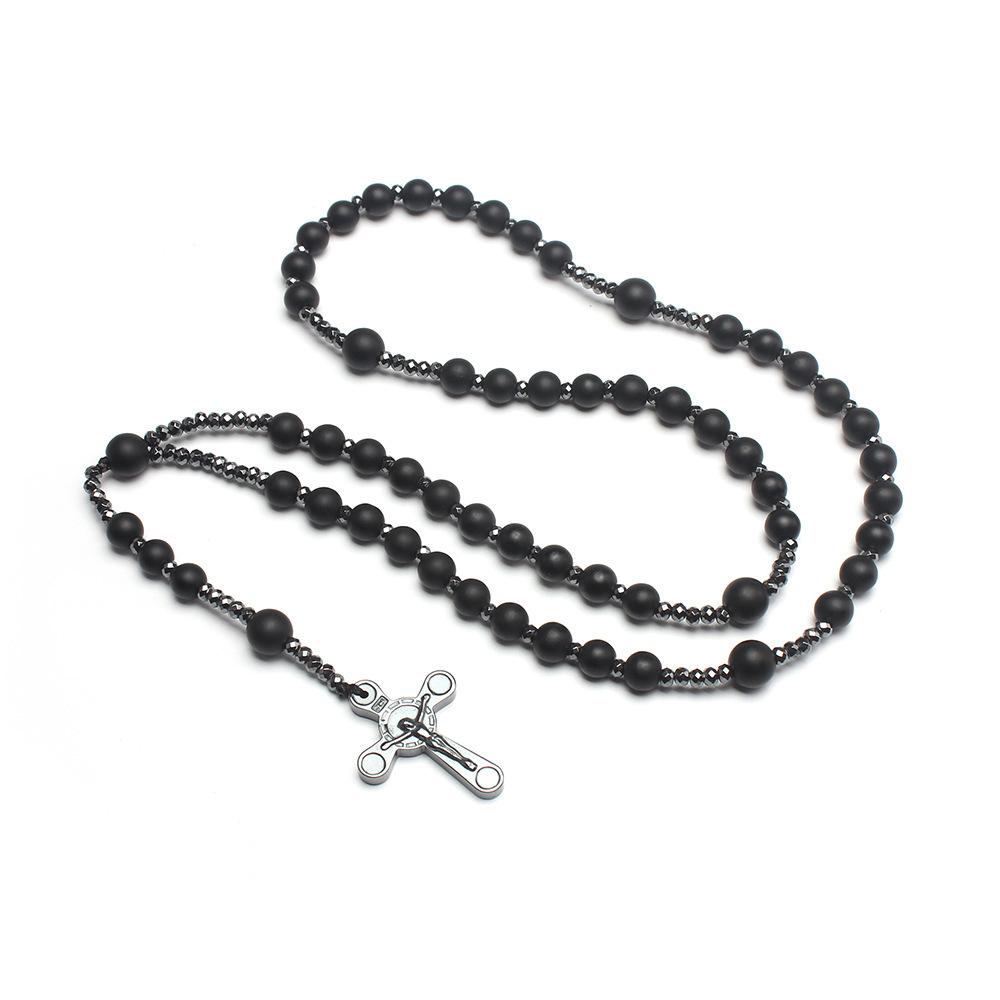 men's jewelry engraved Vintage men's jewelry pinterest Chinoiserie Geometric Cross Beaded Men's Pendant Necklace – Classic, Authentic, Colorful Ethnic Style 1913 men's jewelry