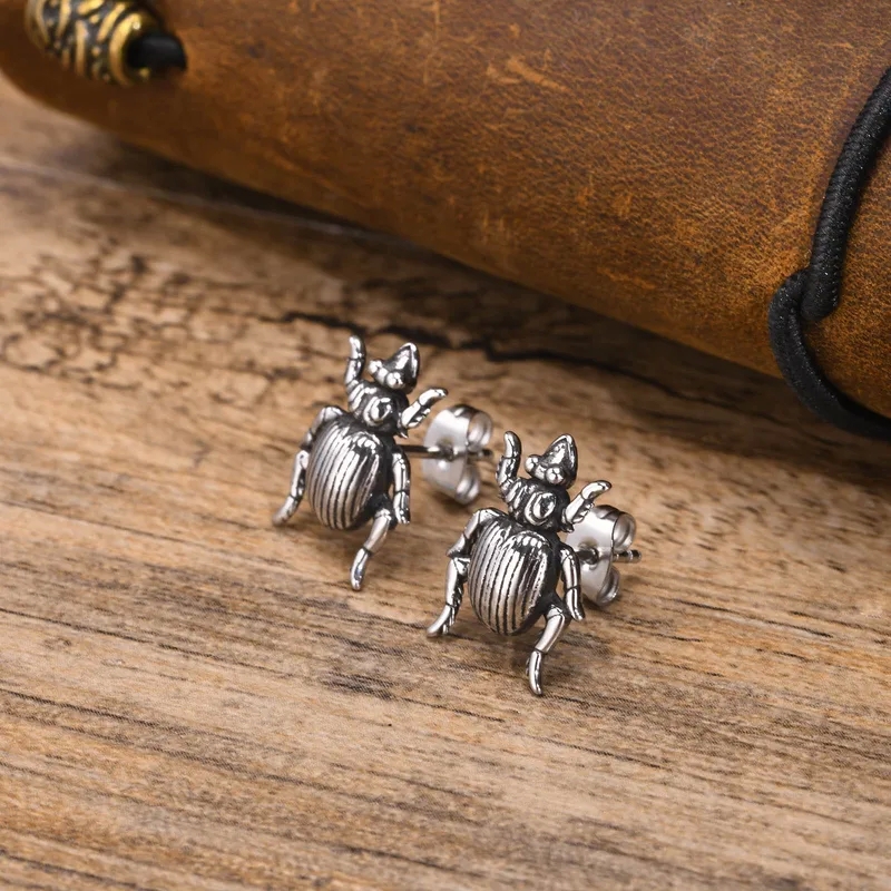men's jewelry kay jewelers Exclusive Bohemian Animal Enamel nordic men's jewelry Zircon Ear Studs – Vintage 304 Stainless Steel Bold Statement Jewelry men's jewelry bracelets