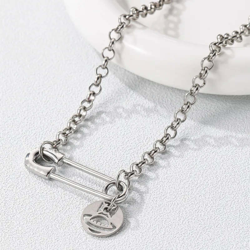 men's jewelry looks Handmade Minimalist Boho Chic men's jewelry ebay Titanium Steel Pendant Necklace – Modern Bespoke Punk-Inspired Women's Jewelry 696 jewelry men