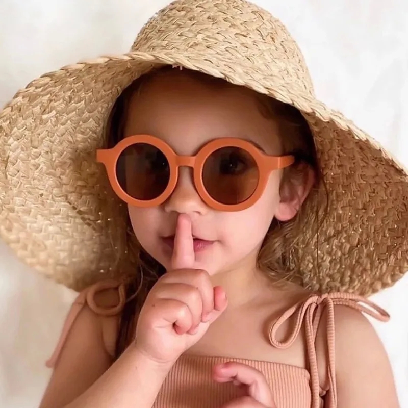 minimalist "Vibrant Ethnic-Inspired Round Frame Kids Sunglasses artisan-made – Fast Fashion Limited Stock Wholesale Cute Styles" festival fashion