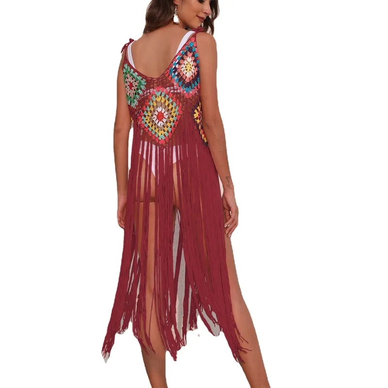 national catalog women's clothing "Chic Branded Women's Vacation Lattice Cover-Up: Lightweight women's clothing fall 2024 Bespoke Design with Polished Finish" used women's clothing