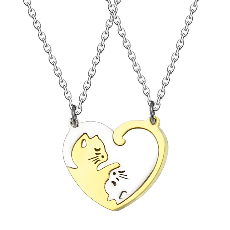 fashion accessories manufacturer "Custom-Fit fashion accessories 2025 Heart Cat Keychain Pendant – Stainless Steel Skin-Friendly Fashion Must-Have for Women" 6 fashion styles