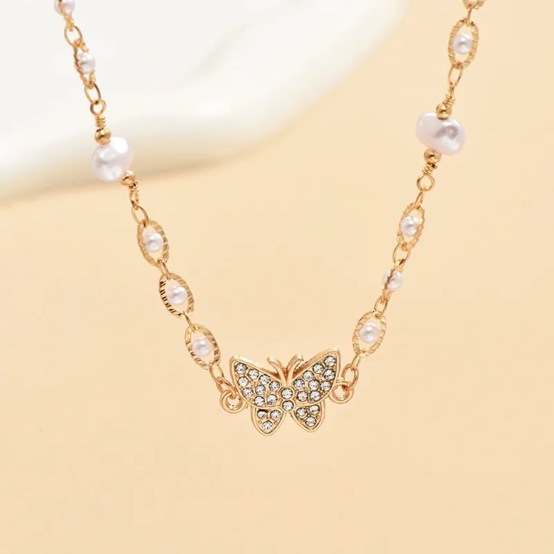 necklace fine jewelry "Custom Sleek Butterfly Pearl Rhinestone Choker – Elegant Artsy fine jewelry on sale Women's Necklace Tailor-Made & Affordable" fine jewelry vancouver