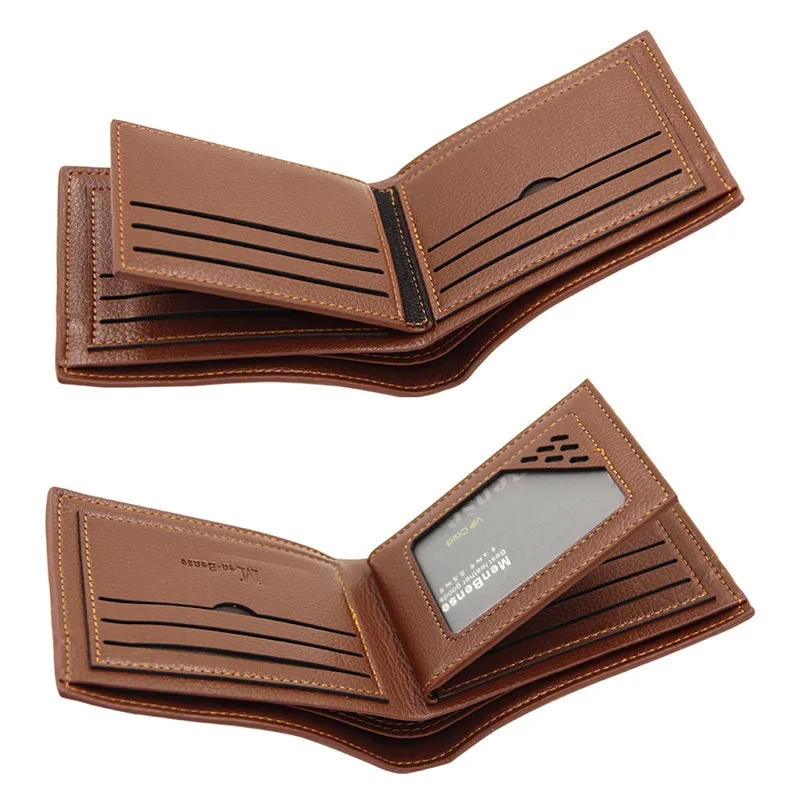 new look bags "Customizable Bold PU Leather Open Wallets for Men – Affordable & Chic Solid Color bags hanger Designs" 3.5 bags