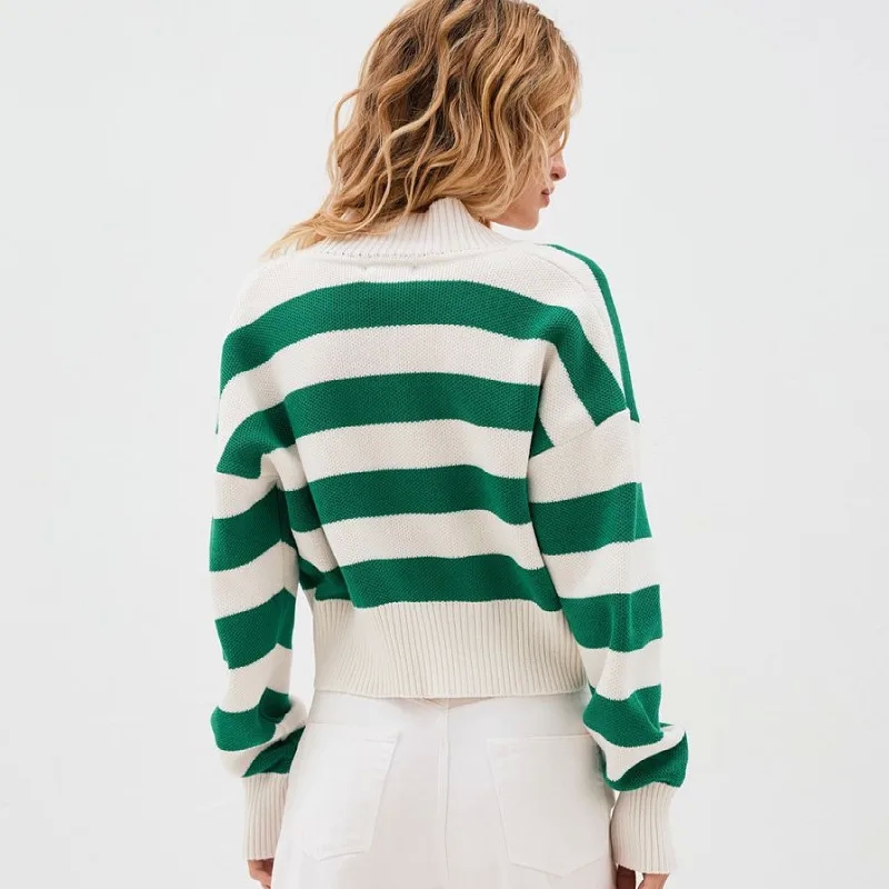 nordstrom women's clothing "Romantic women's clothing catalogs Vibrant Striped Women's Sweaters & Cardigans – Party Wear with Polished Contrast Binding" women's clothing websites cheap