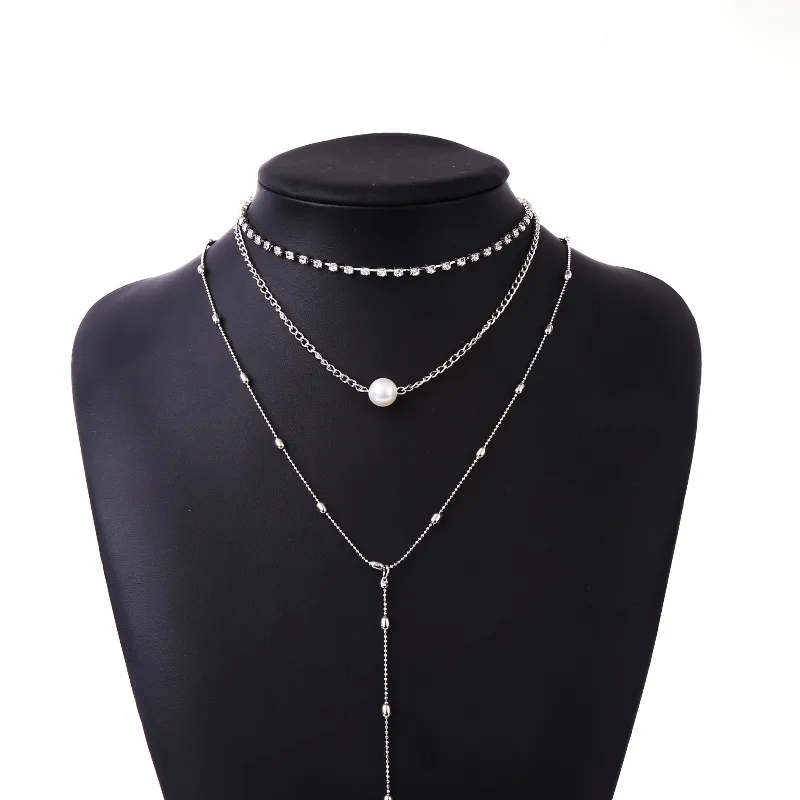 old fashion jewelry Affordable Eco-Friendly Hypoallergenic Pearl Rhinestone Necklace – Delicate best fashion jewelry brands & Skin-Friendly Jewelry Set fashion jewelry upper side