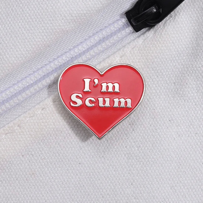 kinds of fashion accessories Exclusive Glossy Cartoon Letter Heart Skull Brooch fashion accessories brand name ideas - Fine Alloy Plating Unisex Daily Wear Pin fashion accessories 2024