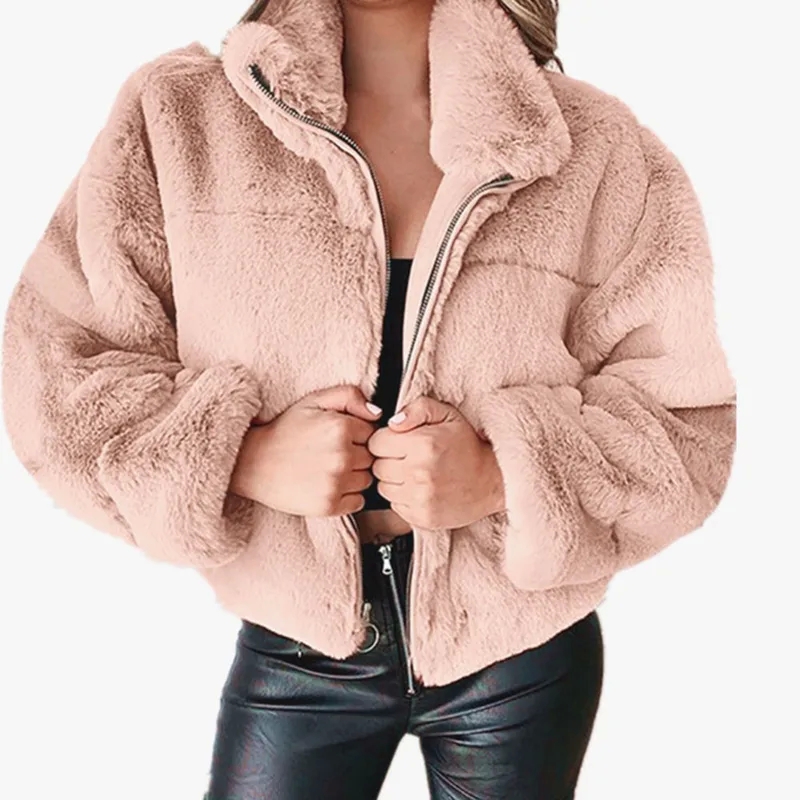 older women's clothing brands "Affordable Glossy 49ers women's clothing Boho Chic Women's Woolen Zipper Coat – Classic Casual Solid Color Design" big w women's clothing