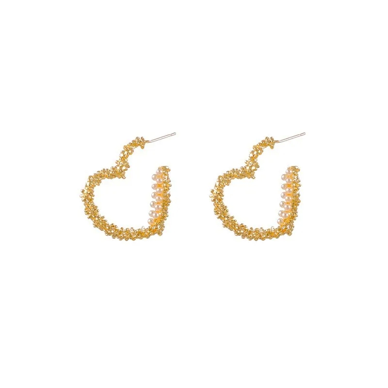 online fashion jewelry "Wholesale Sleek Heart-Shaped Alloy Plated Women's Ear top fashion jewelry brands Studs – Best Discounted Personalized Gift" what is fashion jewelry