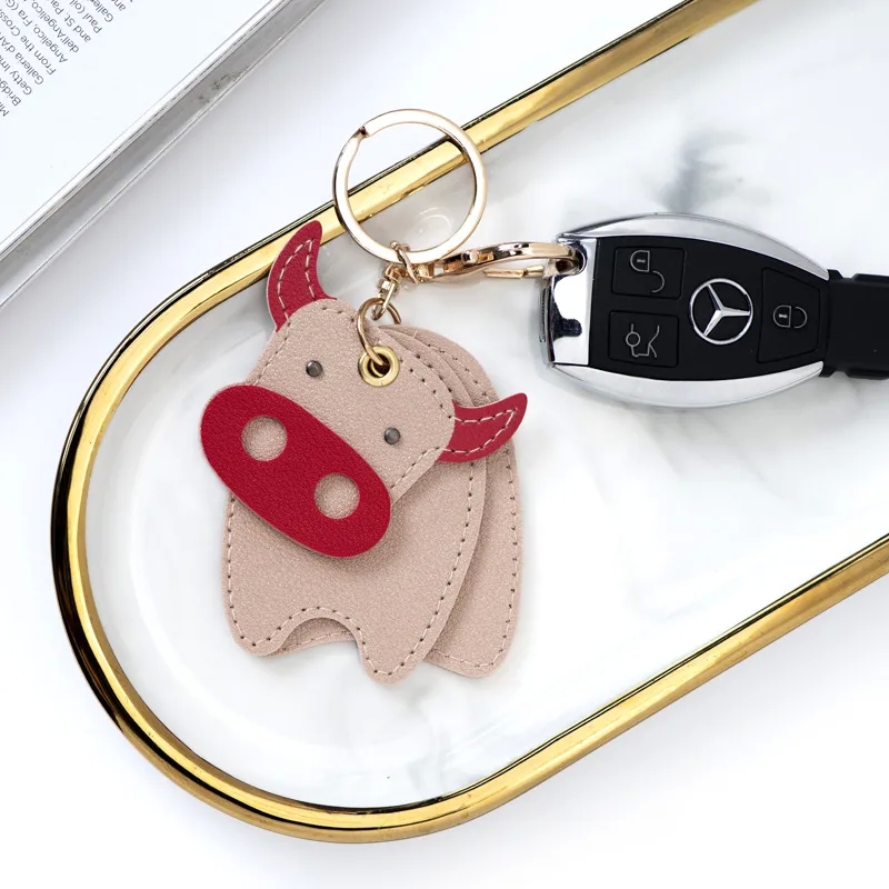 online trend fashion accessories "Artisanal PU Leather Keychain Pendant 4 fashions – Fashionable Animal Design for Women & Men Formal & Masculine Style" lolita fashion accessories