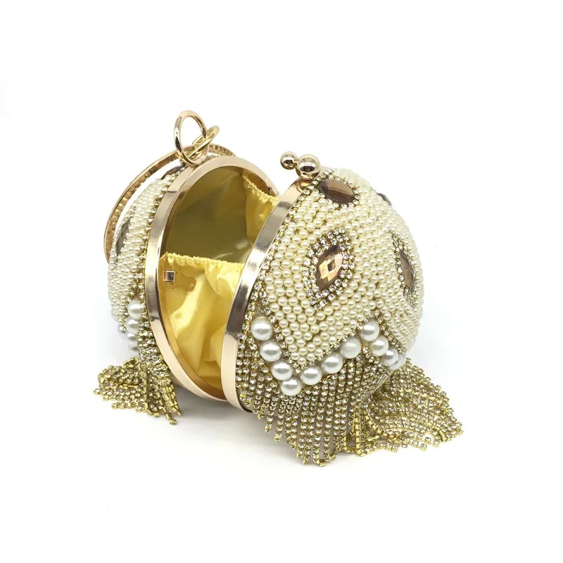 party bags "Ethically Made Bohemian Sparkling 5 gallon trash bags Tassel Pearl Evening Bag – Grunge Gold & Silver Rhinestone Clutch" 2 bags fly free southwest