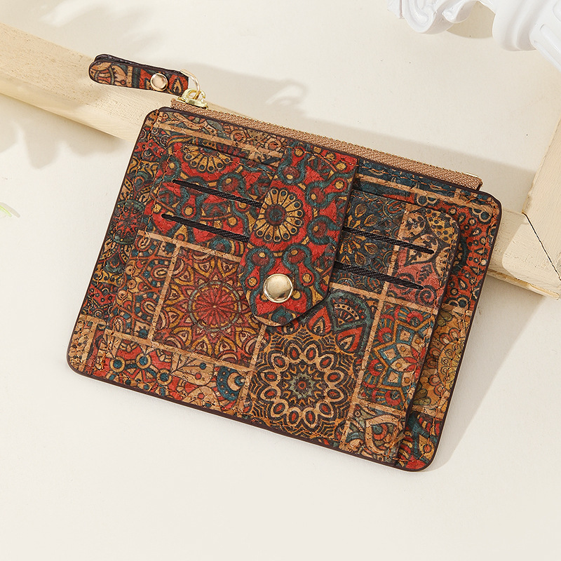 polene bags Vintage Luxury Unisex Devil's Eye Cork Card Holder – Dainty Zipper 9 west bags Buckle Design, Fashion-Forward Elegance bags with trolley sleeve