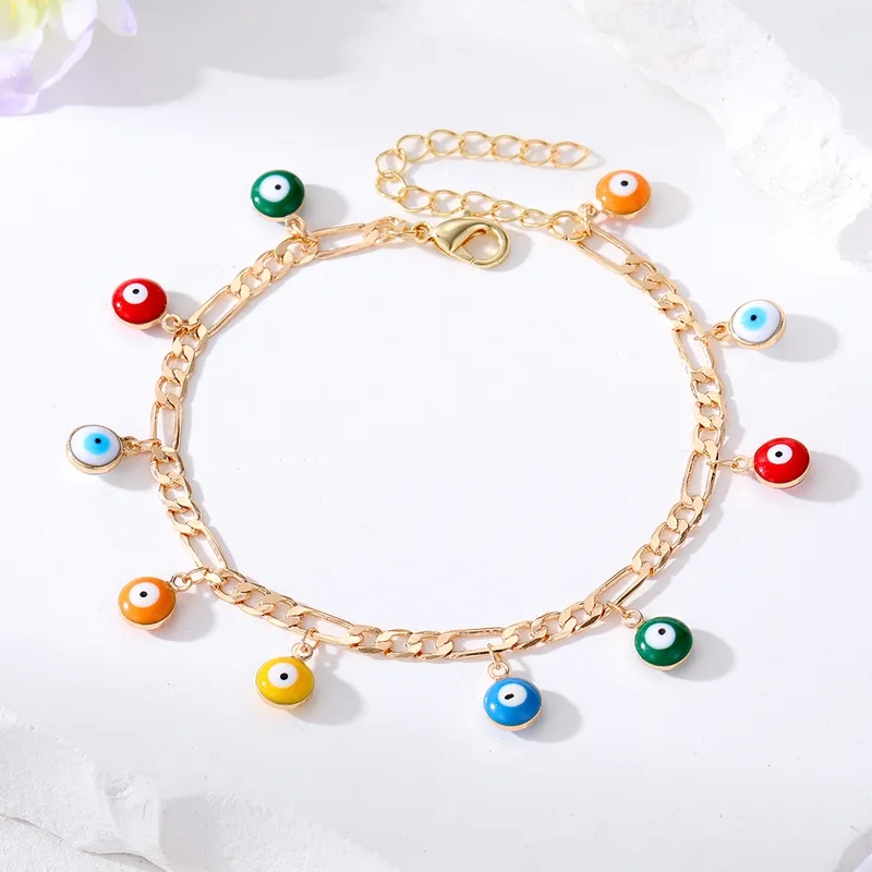 popular fashion jewelry brands "Recycled Alloy Devil's Eye Women's Bracelet – Classic Glam Design costume jewelry 1940s Wholesale 1-Piece Fashion Jewelry" 424 jewelry