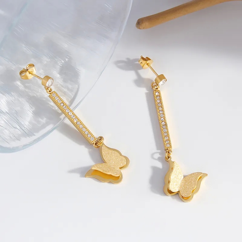 quince fine jewelry review "Recycled Minimalist Boho Chic 18K Gold Plated Butterfly Zircon Drop Earrings Rustic spanos fine jewelry Vintage Style" fine jewelry in nyc