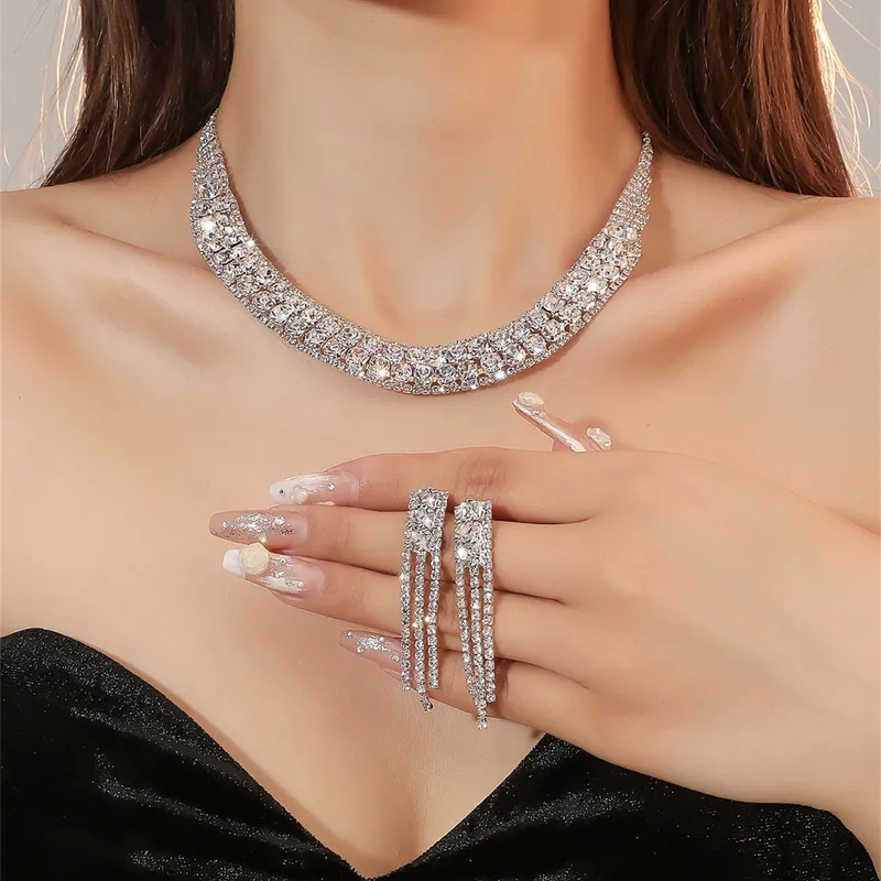 r.h. macy & co fine jewelry reviews "Luxury U-Shape Alloy Diamond Rhinestone Jewelry Set – Comfortable Affordable henry's fine jewelry Fashion Must-Have Gift" 5th c fine jewelry