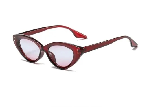high-fashion "Custom Minimalist Cat Eye Sunglasses for Men – Premium glossy Full Frame Simple Elegance Wholesale Fashion" antique