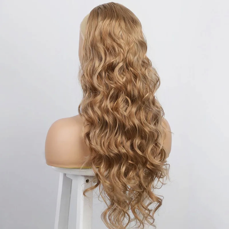 reflections beauty & health studio "2023 Trendsetting Boho Curly Wig | Skin-Friendly Big Wave Ponytail radiant beauty & health - beverly hills Extension | Exclusively Crafted Ethnic Style" ullman's health and beauty