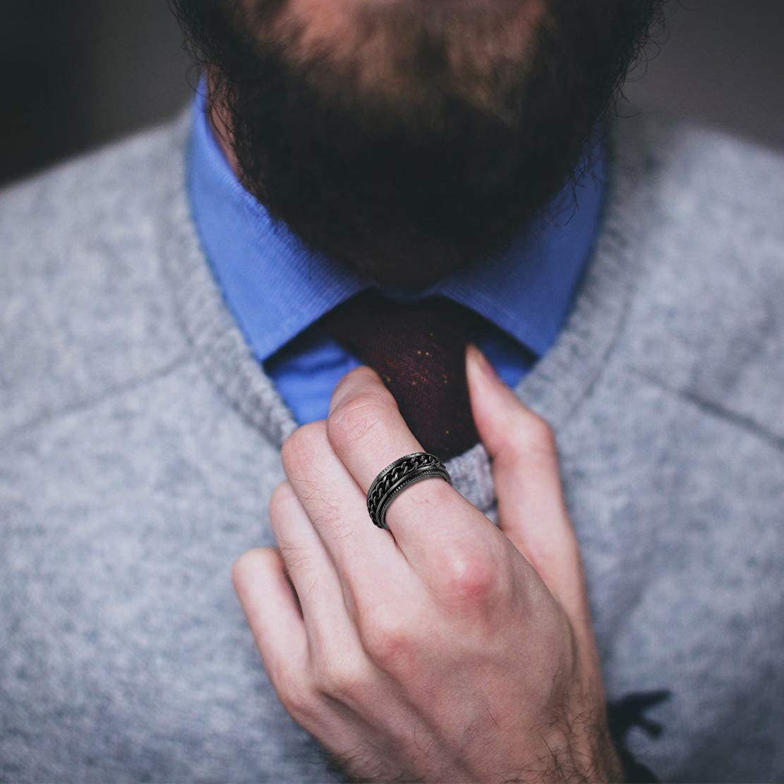 roman men's jewelry Wholesale Tribal Geometric 304 Stainless Steel Black Plated Men's Rings – Premium zumiez men's jewelry Affordable Luxury with Refined Elegance men's jewelry like david yurman