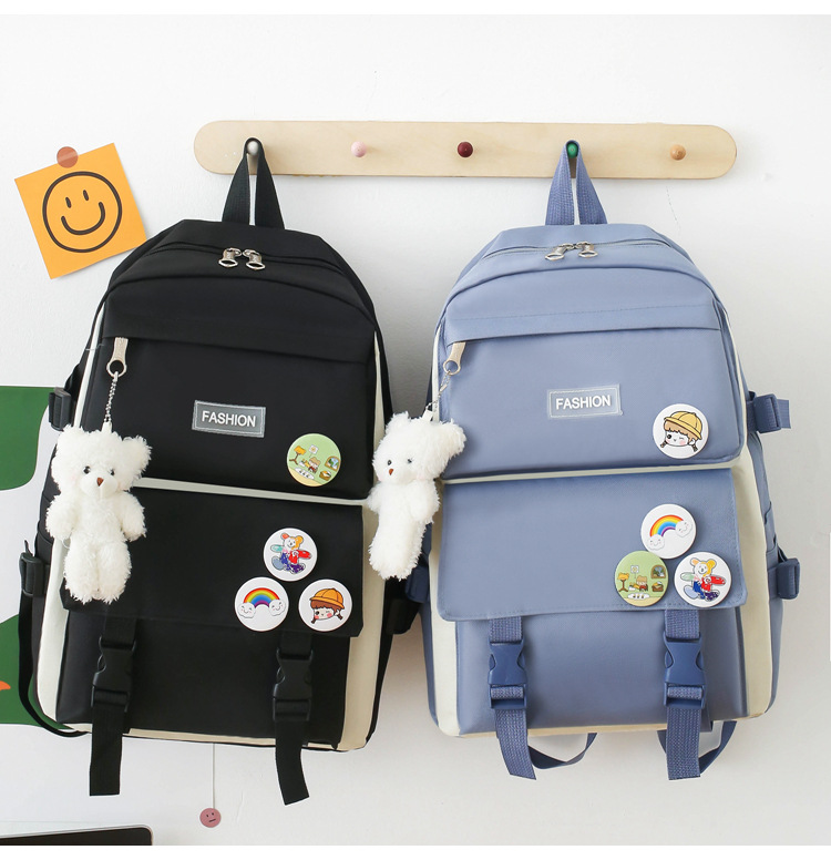 school bags for girls Vintage-Inspired Genuine 96 bags of poop on the moon Leather Classic School Backpack – Exquisite Solid Color Casual Daily Bag for Timeless Style fiorelli bags