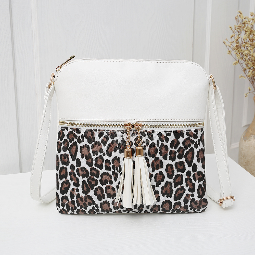 school bags for girls Wholesale High-Quality Shiny Vibrant Leopard PU Leather Square Crossbody Bag for Party bags y2k Wear bags packed gif