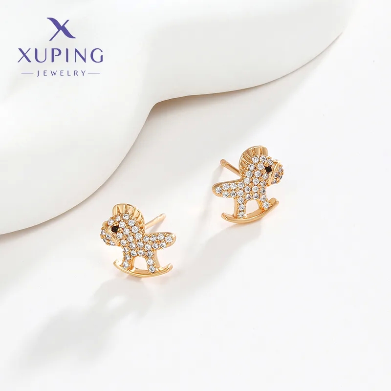 top 5 men's jewelry brands "Authentic Minimalist 18k Gold Plated Horse Stud 3 carat mens wedding band Earrings with Copper Alloy & Handpicked Gemstone Inlay" coach men's jewelry